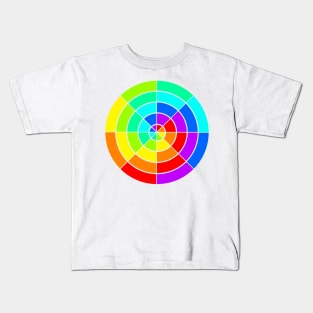 Colourful Rainbow Circle Kids T-Shirt